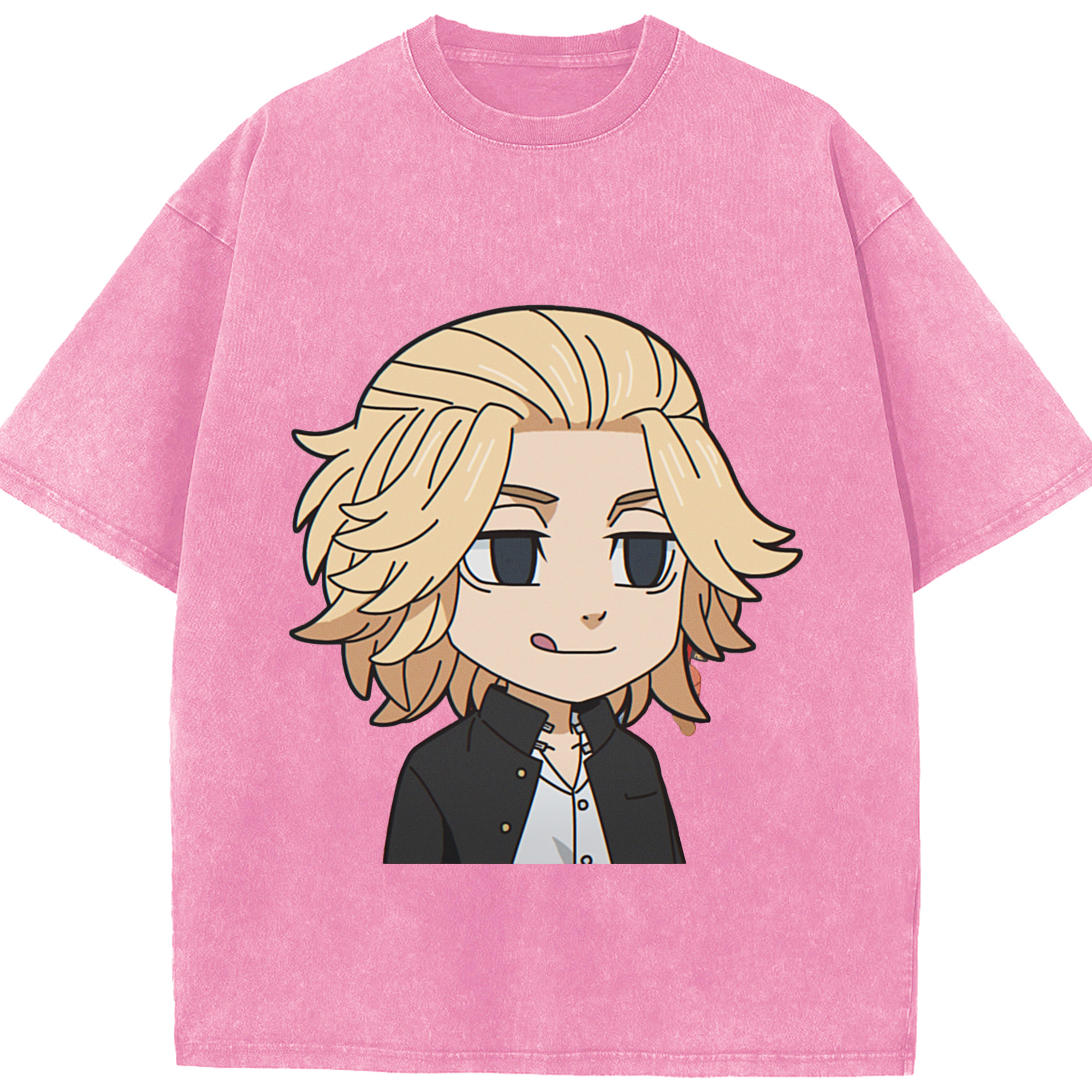 （画像用） 東京リベンジャーズ Tokyo Revengers 綿100% ヴィンテージ風 半袖Tシャツ（フロントプリント）